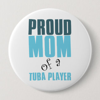 Stolze Mama eines Tuba-Spielers Button