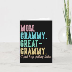 Stolze Mama Grammy Great Grammy Ich Behielt gerade Karte