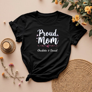 Stolze Mama   Personalisierter Muttertag T-Shirt