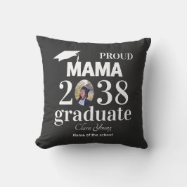 Stolze Mama personalisiertes Abschlusshemd Kissen