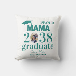 Stolze Mama personalisiertes Abschlusshemd Kissen