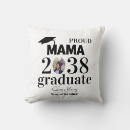 Stolze Mama personalisiertes Abschlusshemd Kissen