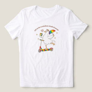 Stolze Mama Regenbogen Unterstützende LGBT-Mutter- Tri-Blend Shirt