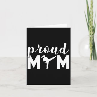 Stolze Mama Taekwondo Kampfkünste Karte