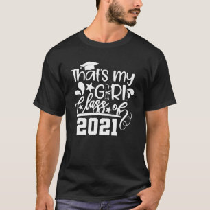 Stolze Mama Vater einer Klasse von 2021, das ist M T-Shirt