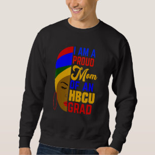 Stolze Mama von Hbcu Grad afrozentrisch Sweatshirt