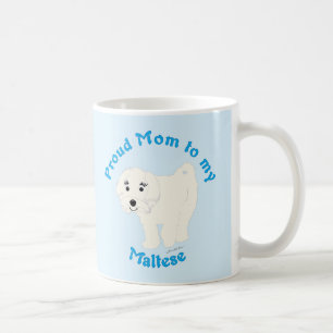 Stolze Mama zu meinem maltesischen Tasse