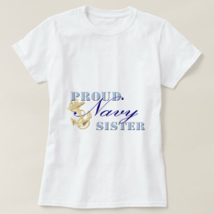 Stolze Marine-Schwester T-Shirt