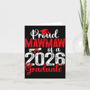 Stolze Mawmaw eines Cl von 2026 Absolvent Senior A Karte