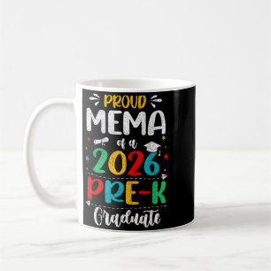Stolze Mema eines 2026 Pre-K-Absolventen Jungen Mä Kaffeetasse