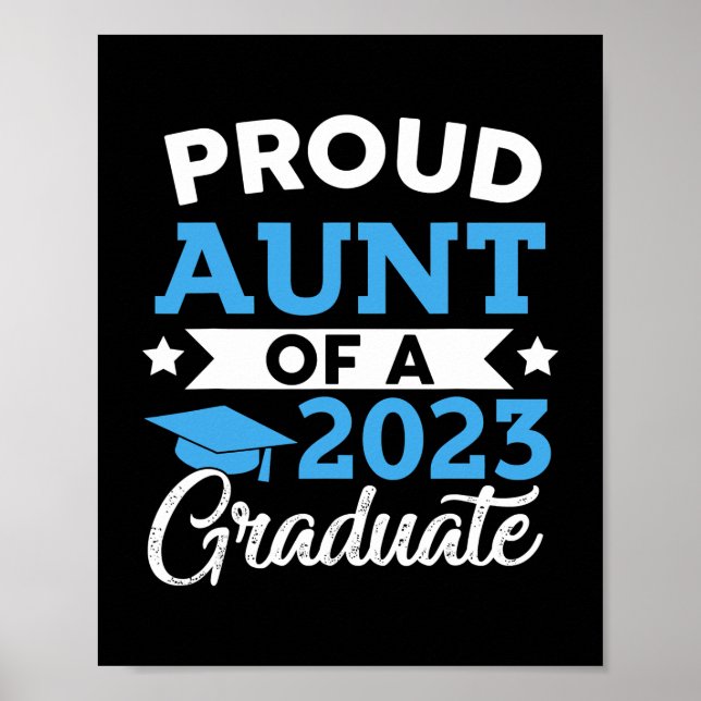 Stolze Menge einer Klasse von 2023 Graduate Matchi Poster (Vorne)