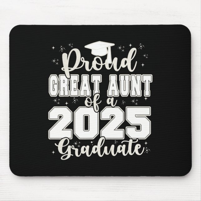 Stolze Menge eines 2025 Absolventen Prom Senior Gr Mousepad (Vorne)