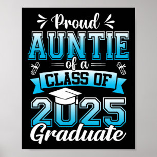 Stolze Menge eines Cl von 2025 Graduate Abschluss Poster