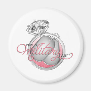 Stolze MilitärEhefrau Magnet