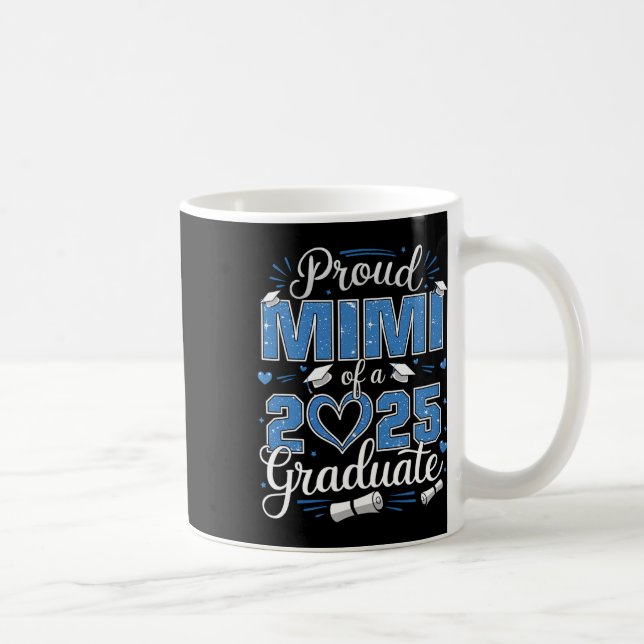 Stolze Mimi eines Abgängerjahrgangs 2025 Absolvent Kaffeetasse (Rechts)