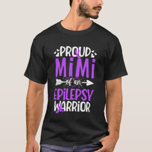 Stolze Mimi eines Epilepsie-Kriegers Mimi Epilepsi T-Shirt