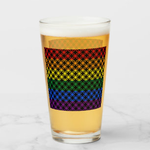 Stolze Muster Verriegelungskreise Glas