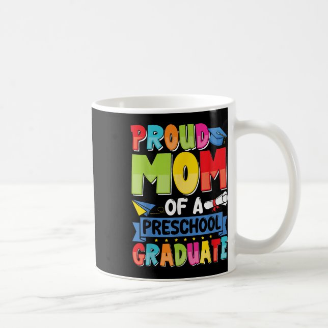 Stolze Mutter Abschlussklasse 2025 Vorschule Absol Kaffeetasse (Rechts)