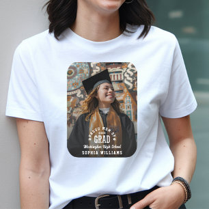 Stolze Mutter Absolventin Universitäts-Typografie T-Shirt