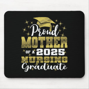 Stolze Mutter Cl Von 2025 Absolventin Krankenpfleg Mousepad
