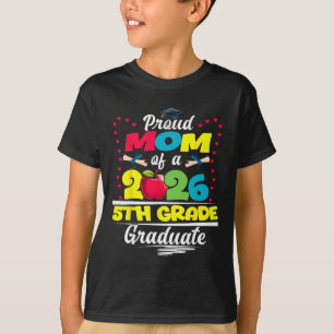 Stolze Mutter des 5. Klässlers von 2026 zum Mutter T-Shirt
