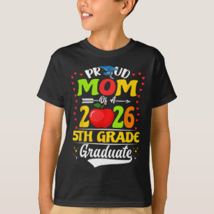 Stolze Mutter des 5. Klässlers von 2026 zum Mutter T-Shirt