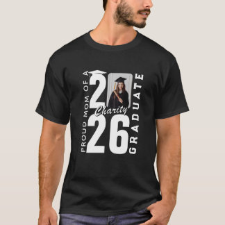 Stolze Mutter des Absolventen von 2026 Benutzerdef T-Shirt