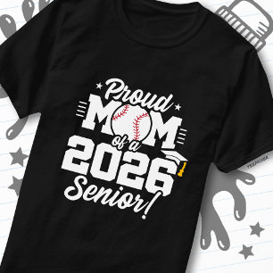 Stolze Mutter eines 2026er Abiturienten Baseball-A T-Shirt