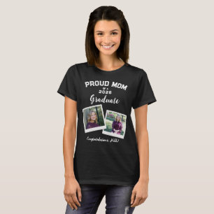 Stolze Mutter eines Absolventen 2 Foto Rahmen T-Shirt