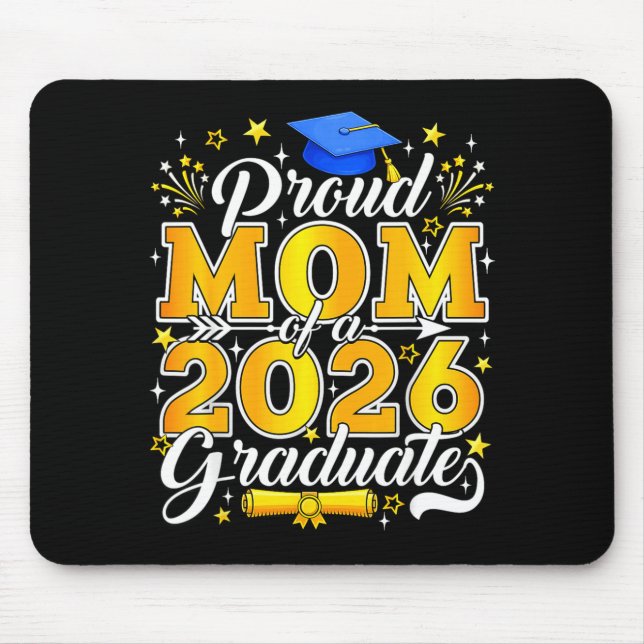 Stolze Mutter eines Absolventen der Abschlussklass Mousepad (Vorne)