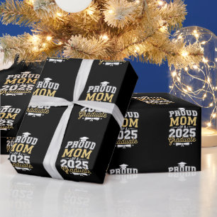 Stolze Mutter eines Absolventen von 2025 Abschluss Geschenkpapier