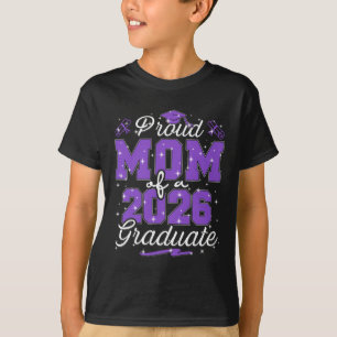 Stolze Mutter eines Cl von 2026 Absolvent Senior A T-Shirt