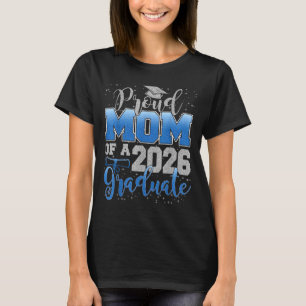 Stolze Mutter eines Cl von 2026 Absolventen Senior T-Shirt