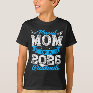 Stolze Mutter eines Cl von 2026 Absolventen Senior T-Shirt