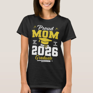 Stolze Mutter eines Cl von 2026 Absolventen Senior T-Shirt