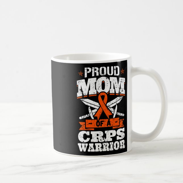 Stolze Mutter eines CRPS-Kämpfers RSD-Bewusstseins Kaffeetasse (Rechts)