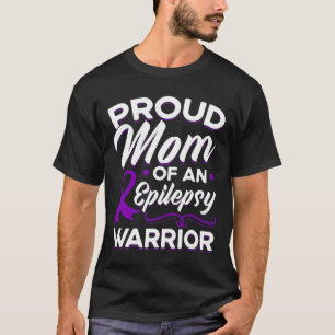 Stolze Mutter eines Epilepsie-Kämpfers Epilepsie-B T-Shirt
