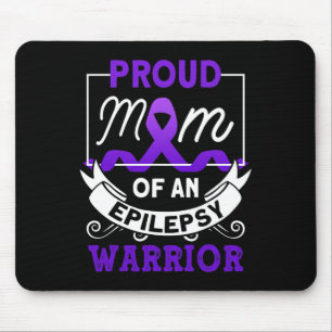 Stolze Mutter eines Epilepsie-Kriegers Epilepsie-B Mousepad