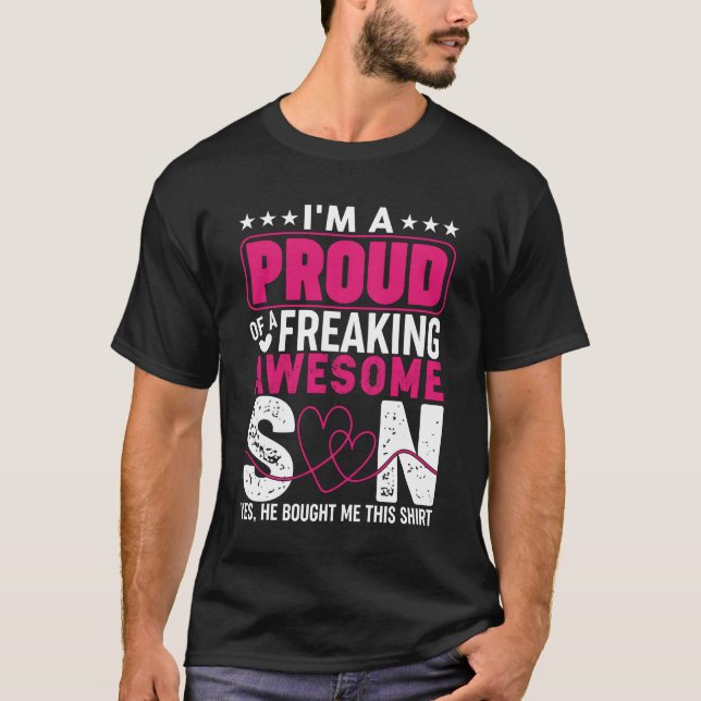 Stolze Mutter eines erfrischenden Phantastischen S T-Shirt (Vorderseite)
