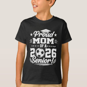 Stolze Mutter eines Fußball-Absolventen der Oberst T-Shirt