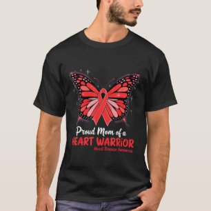 Stolze Mutter eines Herzens Kriegers Herzkrankheit T-Shirt