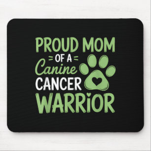 Stolze Mutter eines krebskranken Hundes Mousepad