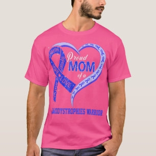 Stolze Mutter eines Leukodystrophie-Kriegers Ribbo T-Shirt