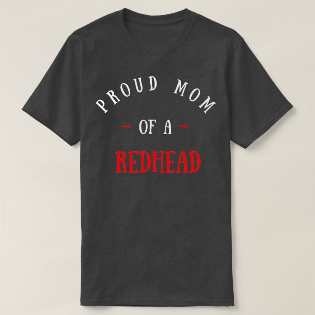 stolze Mutter eines Rotkopfziels T-Shirt (Design vorne)