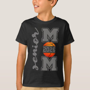 Stolze Mutter eines Seniors 2026 Basketball Athlet T-Shirt