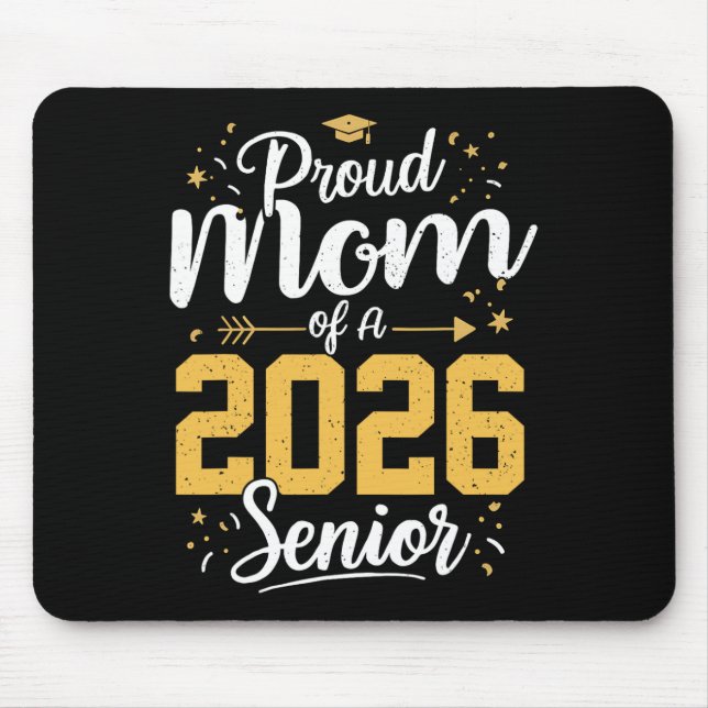 Stolze Mutter eines Seniors 2026 Cl von 2026 Absol Mousepad (Vorne)
