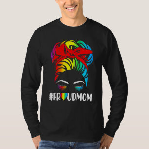 Stolze Mutter Pride Lgbt Flagge Gay Lesbisch Passe T-Shirt