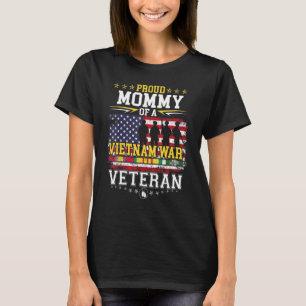 Stolze Mutter Vietnamkriegsveteran passt mit Tocht T-Shirt