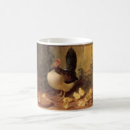 Stolze Mutterhenne und ihre Hühner (Baby Chickens) Kaffeetasse