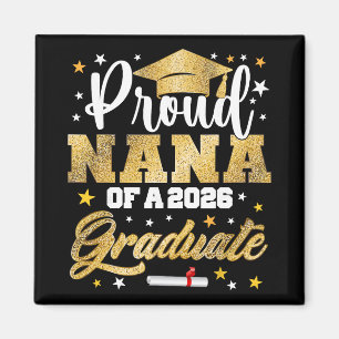 Stolze Nana des Absolventen 2026 der Awesome Famil Magnet